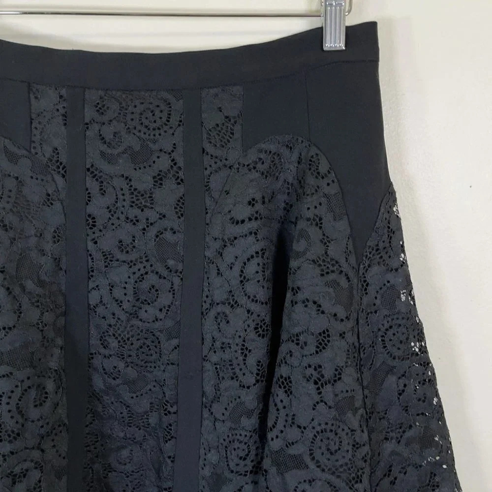 Diane Von Furstenberg Radella Lace Panel Skirt - Picture 6 of 14